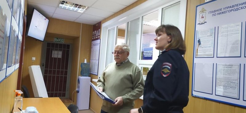 В рамках общественного контроля над деятельностью полиции осуществлена проверка ОМВД России «Починковский»